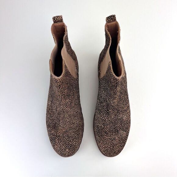 NWT Madewell the Ivy Chelsea boot mini dot ankle boots calf hair size 9.5 - Picture 6 of 13